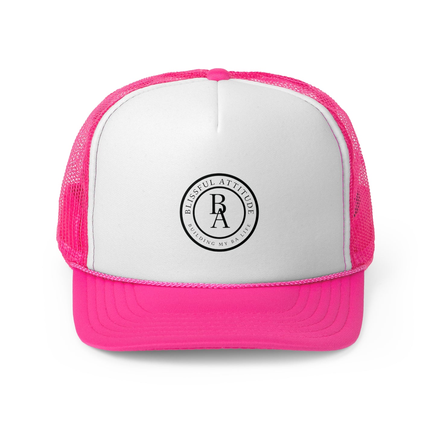 Blissful Attitude - BA - Trucker Hat for Men & Women