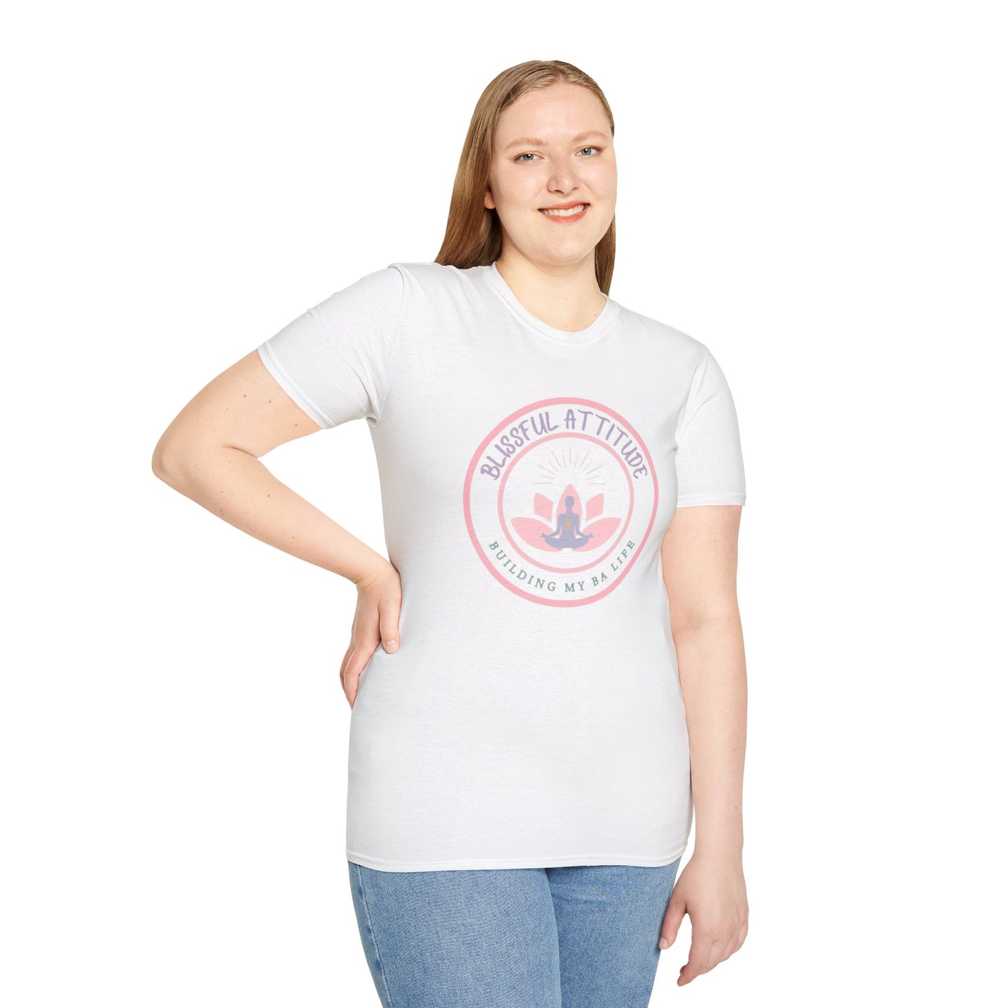 Blissful Attitude Lotus Logo Softstyle T-Shirt
