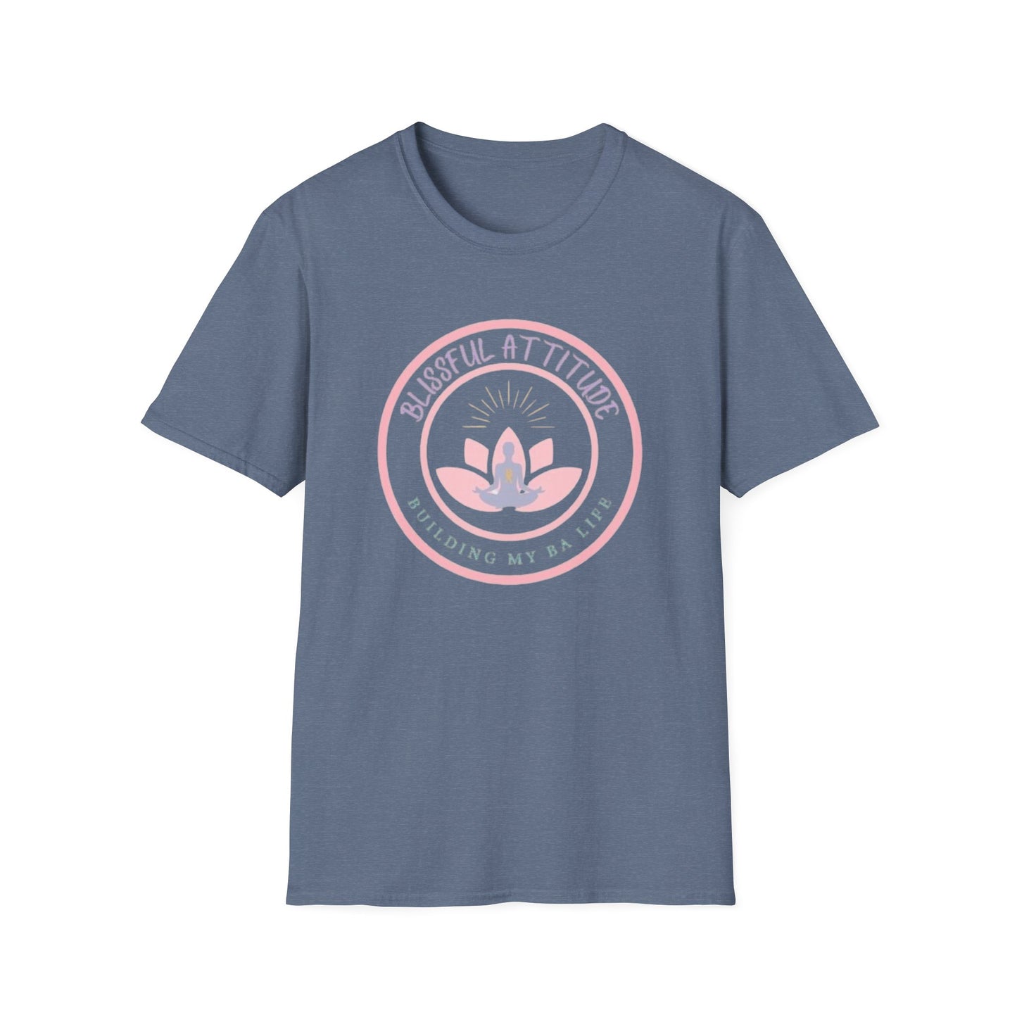 Blissful Attitude Lotus Logo Softstyle T-Shirt