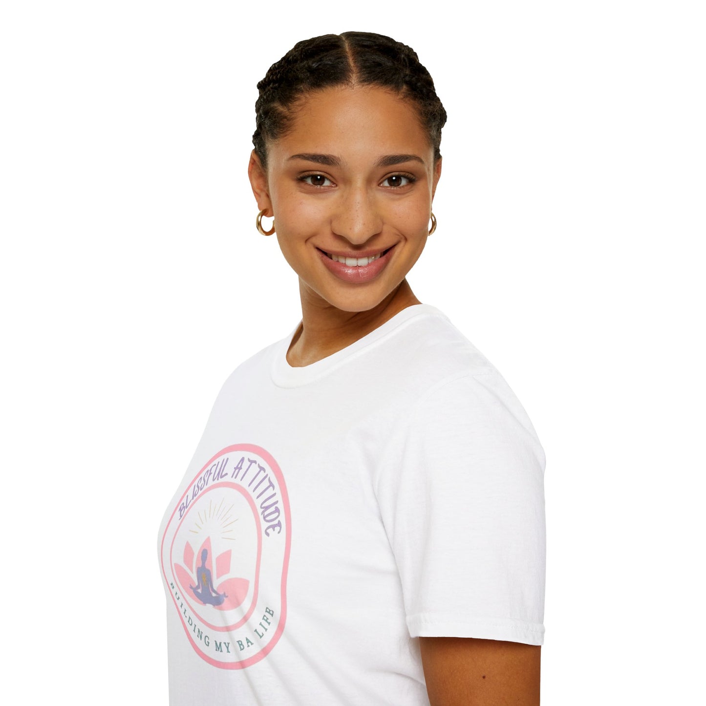 Blissful Attitude Lotus Logo Softstyle T-Shirt