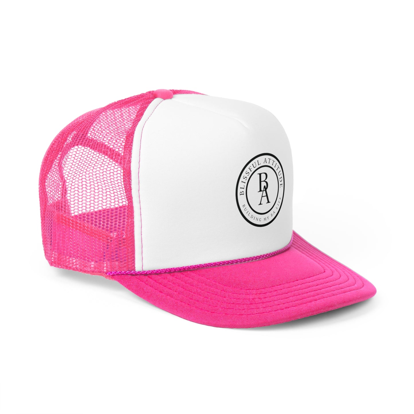 Blissful Attitude - BA - Trucker Hat for Men & Women