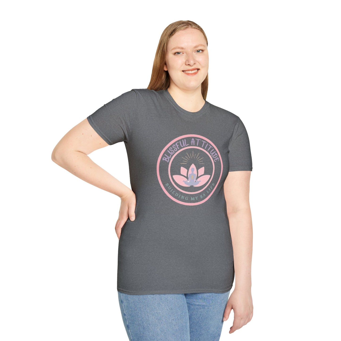 Blissful Attitude Lotus Logo Softstyle T-Shirt