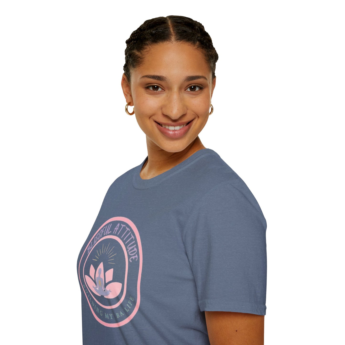 Blissful Attitude Lotus Logo Softstyle T-Shirt