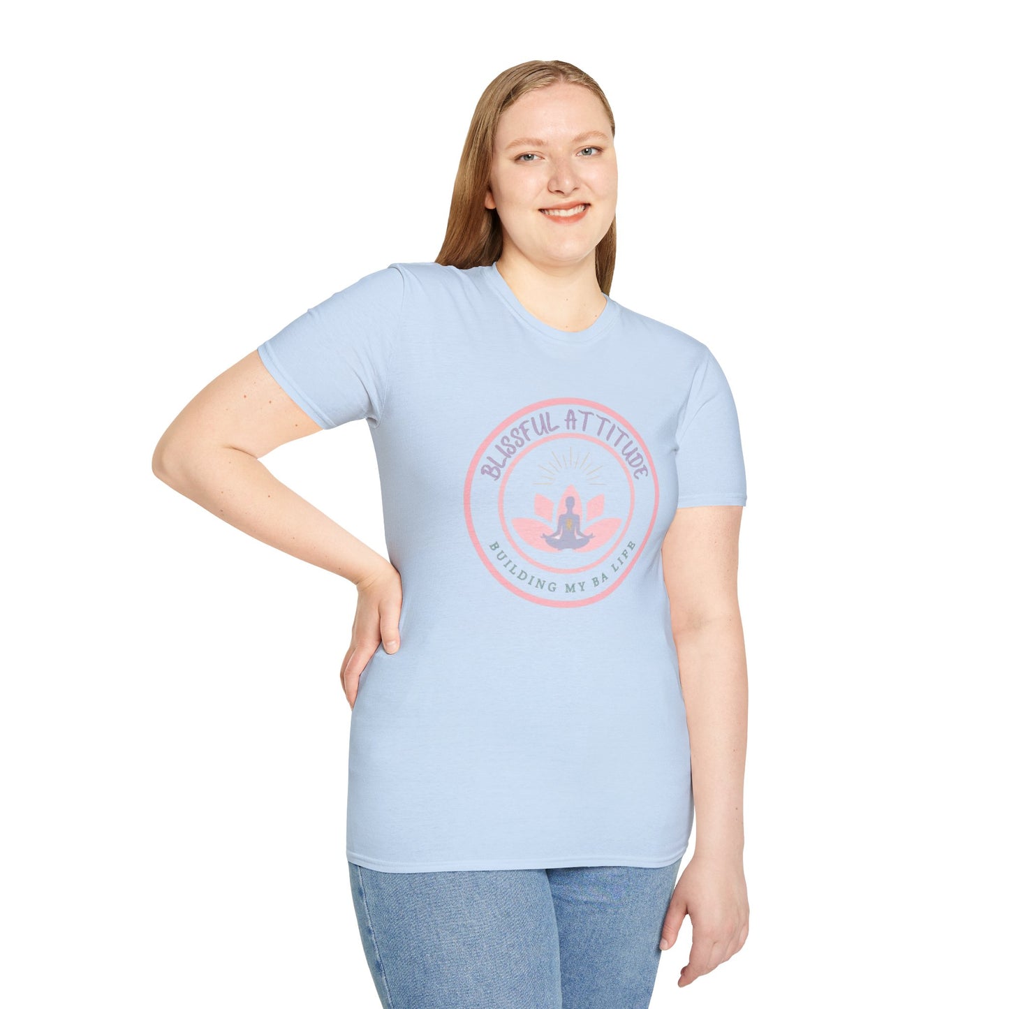 Blissful Attitude Lotus Logo Softstyle T-Shirt