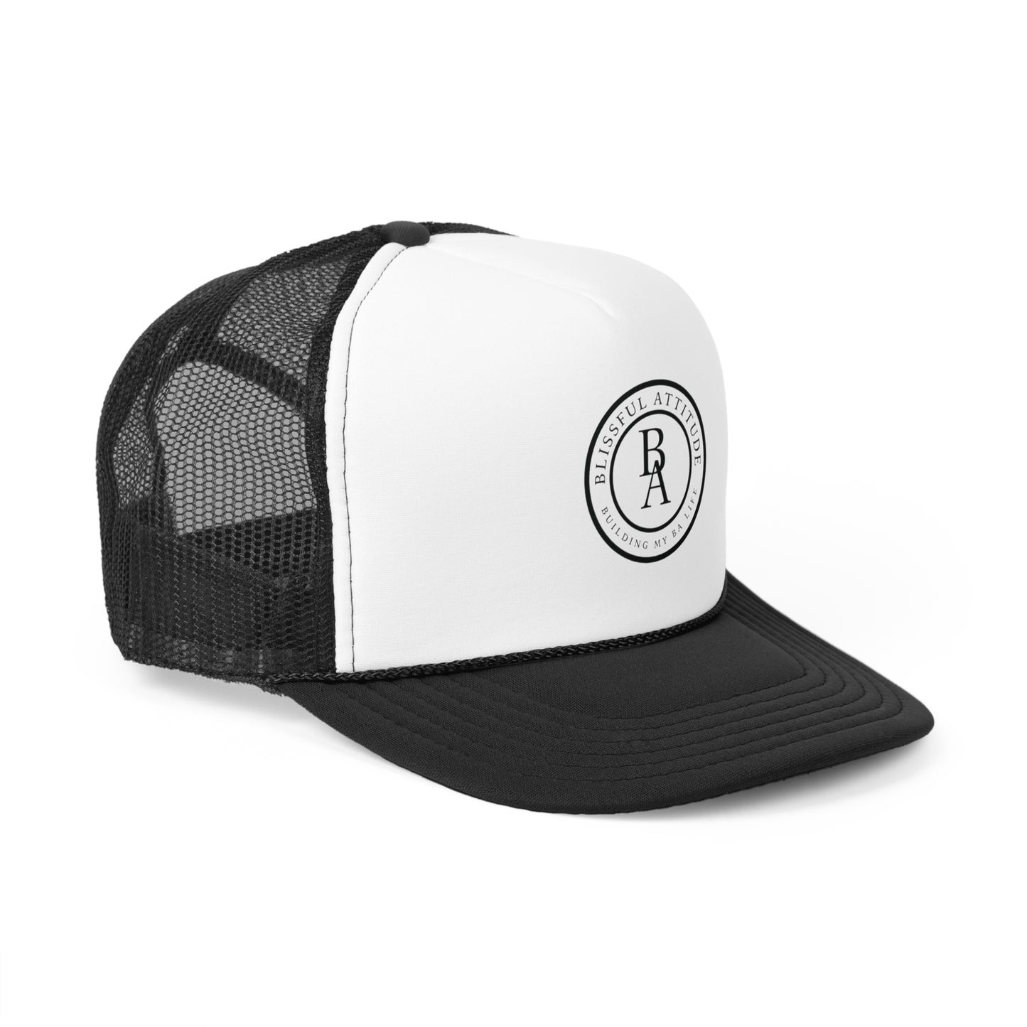 Blissful Attitude - BA - Trucker Hat for Men & Women